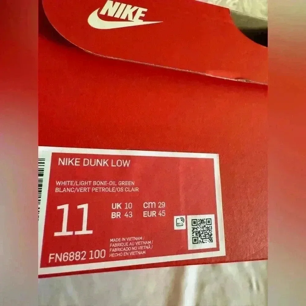 New Nike Dunk Low "Oil Green Cargo Khaki" Size 11 FN6882 Shoe - Picture 10 of 10